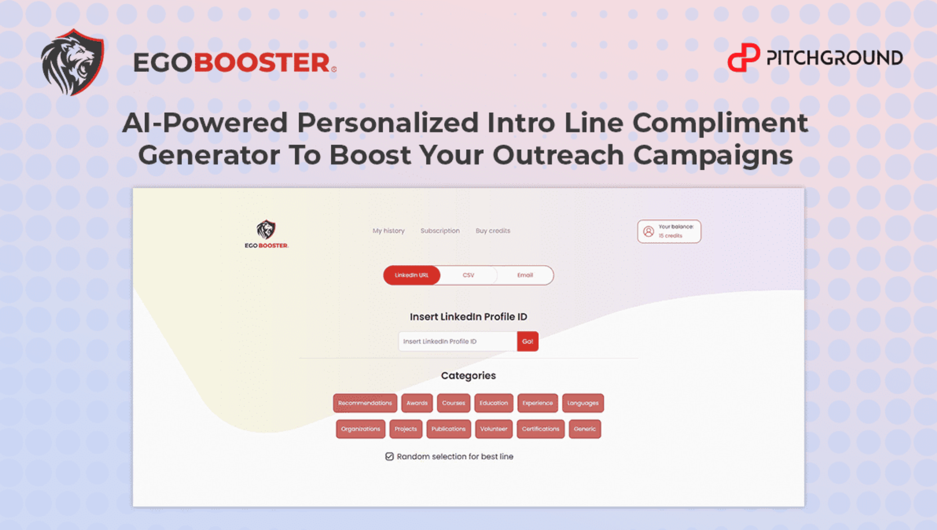 Lifetime Deal to EgoBooster: Plan A (Pro) for $49