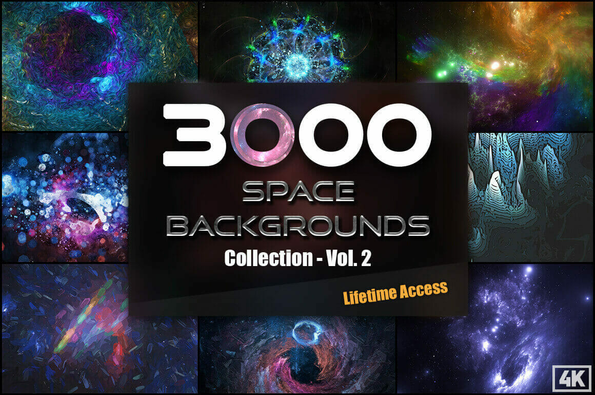 3000+ Space Backgrounds and Textures, Vol. 2 – only $7!