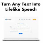 Sales Coupons Deals - Speechnow™ True to Life AI Text to Speech SN001: Lifetime Subscription for $29