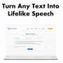 Sales Coupons Deals - Speechnow™ True to Life AI Text to Speech SN001: Lifetime Subscription for $29