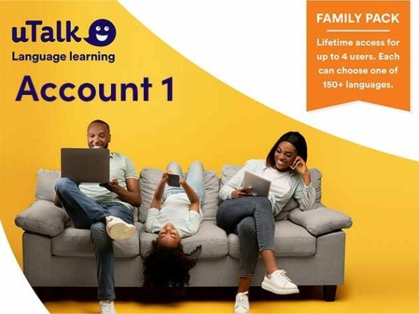 Sales Coupons Deals - uTalk Language Education Family Pack: Lifetime Subscription (4 Accounts) for $49
