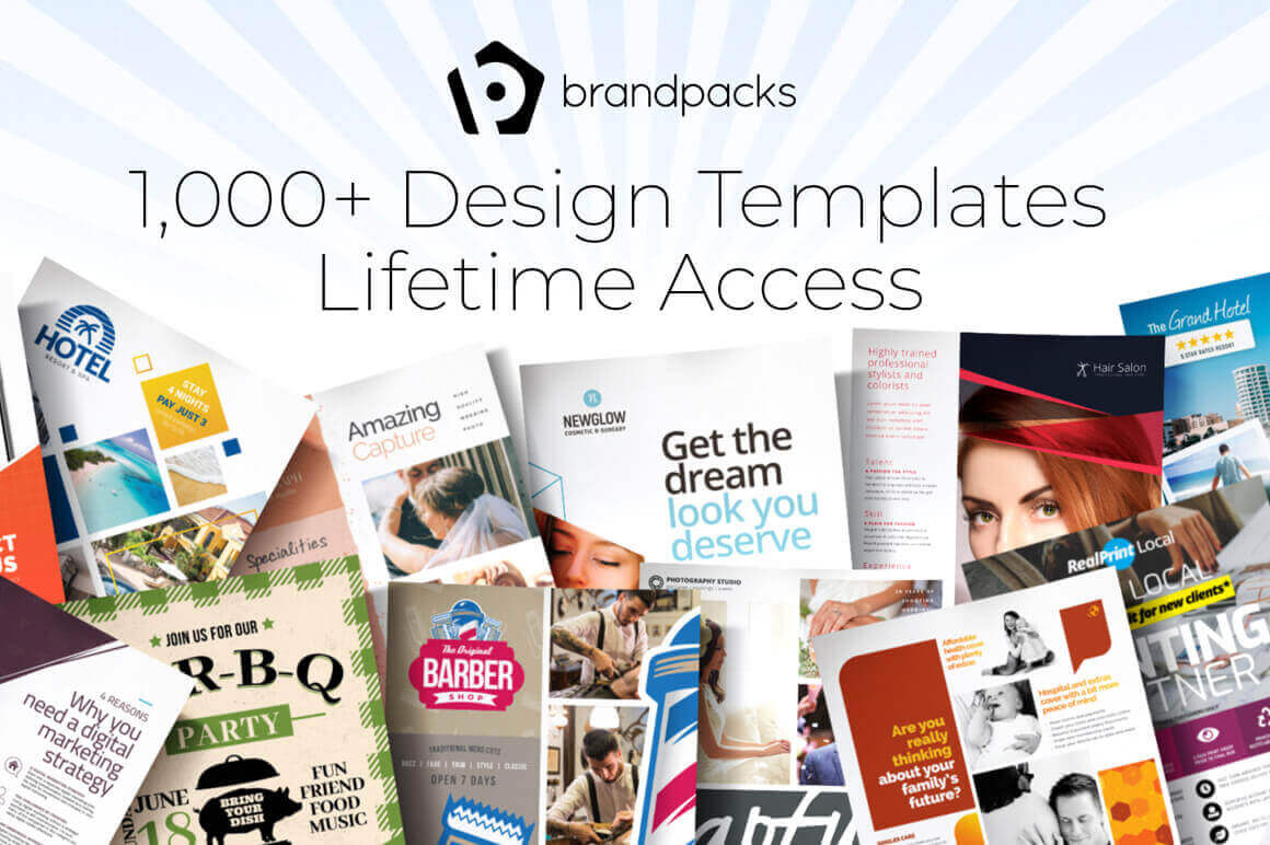 BrandPacks Lifetime Membership: 1,000+ Templates for Photoshop & Illustrator – only $12!