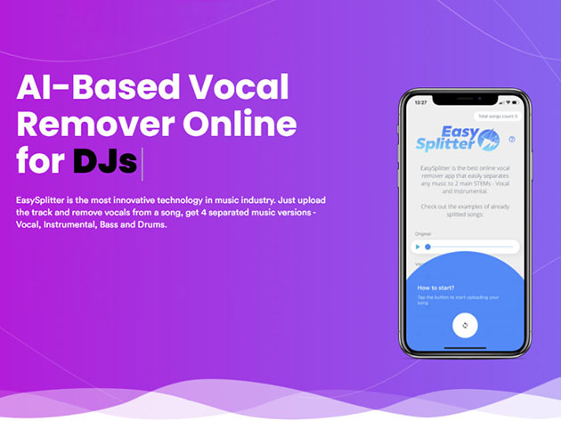 EasySplitter Pro Vocal Remover: Lifetime Subscription for $39