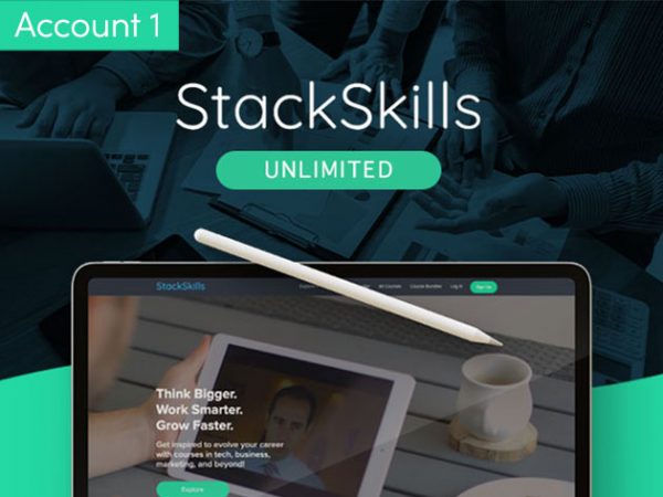 Sales Coupons Deals - StackSkills Unlimited Lifetime for Business: 2-Account Bundle for $79