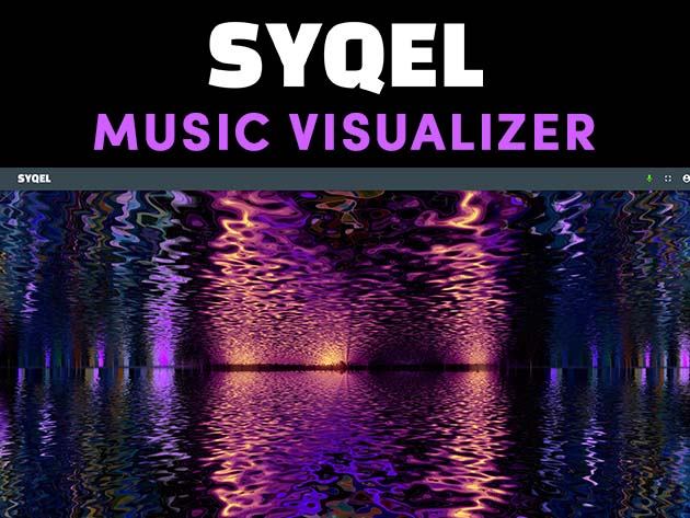 SYQEL AI Powered Music Visualizer: Lifetime Subscription (Lite Plan) for $49