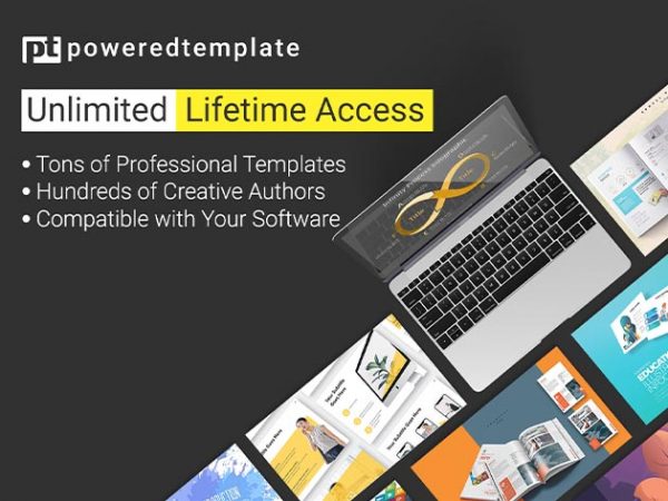 Sales Coupons Deals - PoweredTemplate: Lifetime Subscription (Unlimited Plan) for $99