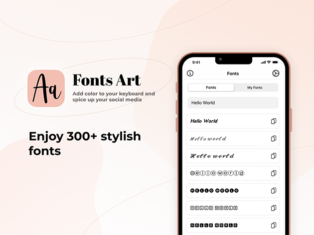 Fonts Art Premium Plan: Lifetime Subscription for $39