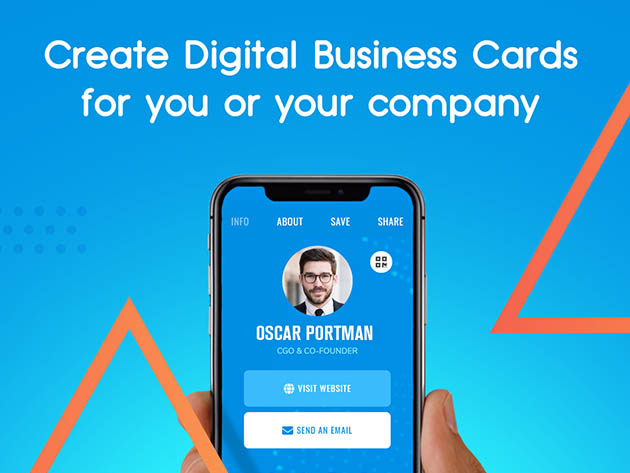 Linkcard – Business Card & Email Signature Builder: Lifetime Subscription (Business Plan) for $79