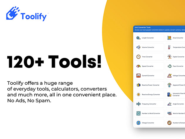 Toolify™ Handy Webtools: Lifetime Subscription for $29