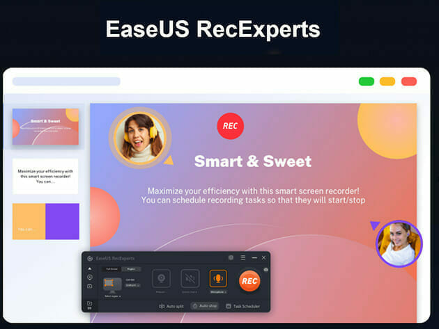 EaseUS RecExperts: Lifetime Subscription for $35