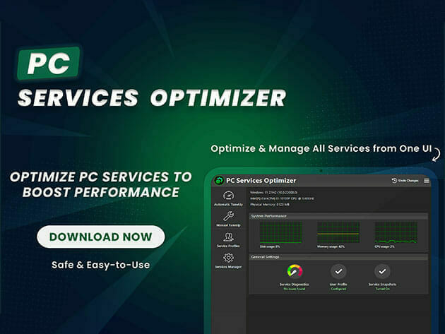 PC Services Optimizer 4: Lifetime License for $19