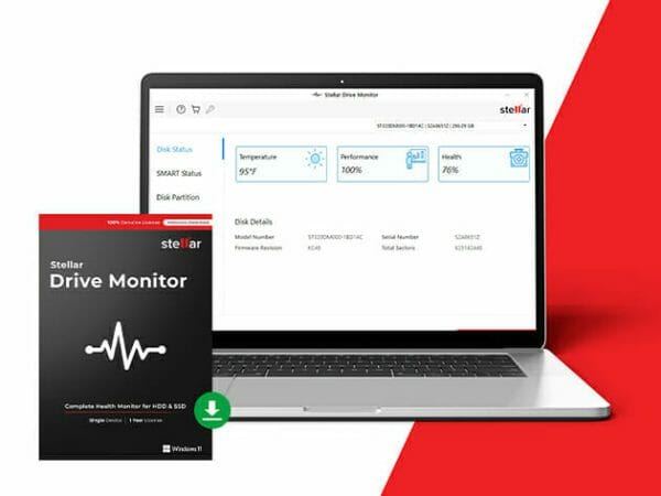 Sales Coupons Deals - Stellar Drive Monitor: Lifetime Subscription for $19