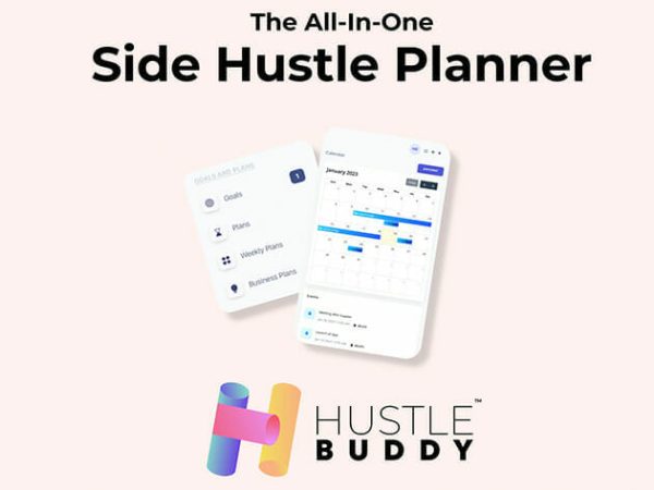Sales Coupons Deals - Hustle Buddy™ All-in-One Side Hustle Planner: Lifetime Subscription for $29