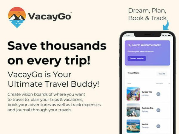 Sales Coupons Deals - VacayGo™ Ultimate AI Travel Deals & Planning Tool: Lifetime Pro Subscription for $49