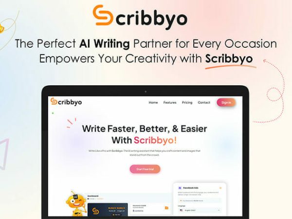 Sales Coupons Deals - Scribbyo AI: Lifetime Subscription for $49