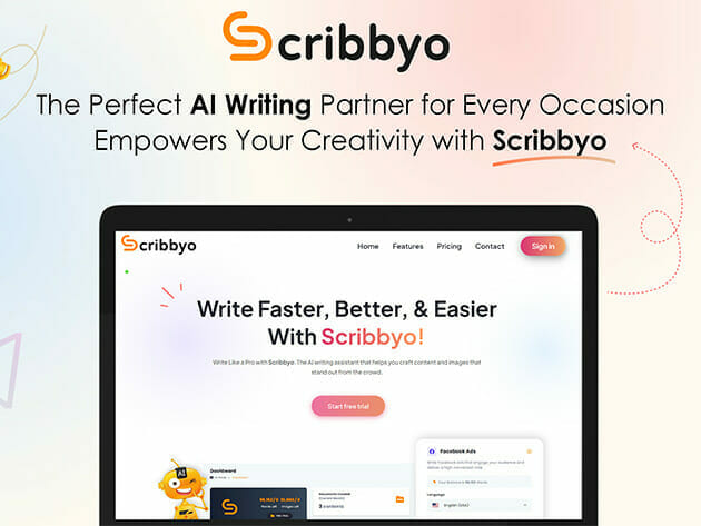 Scribbyo AI: Lifetime Subscription for $49