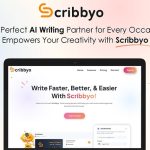 Sales Coupons Deals - Scribbyo AI: Lifetime Subscription (Gold: 1M Words & 1K Images/Year) for $79