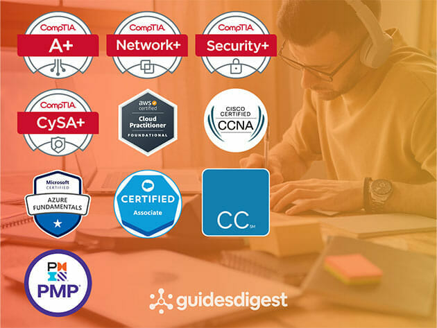 The 2023 CompTIA & IT Exam Study Guides Training: Lifetime Subscription for $29