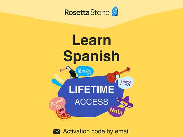 Rosetta Stone: Lifetime Subscription to Learn Spanish (Latin American) for $119
