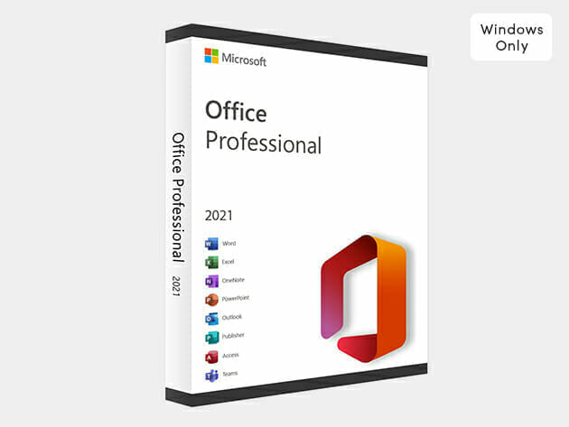 Microsoft Office Professional 2021 for Windows: Lifetime License for $39