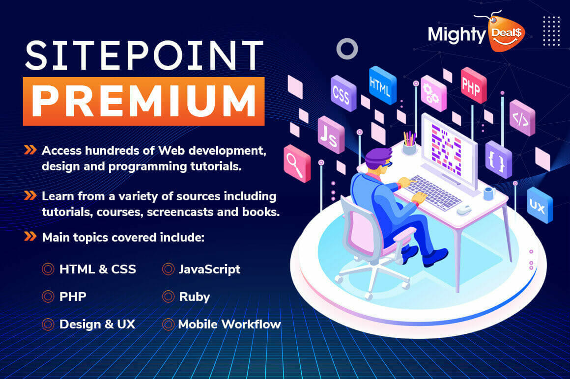 Lifetime Access to SitePoint Premium (1000s of Developer and Designer Books & Tutorials) – only $49!